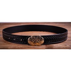 Handmade Genuine Custom Leather Mens Leather Men Brown Black Belt for Men