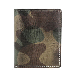 Cool Leather Mens Camouflage License Wallets Front Pocket Wallet Slim Card Wallet for Men - iwalletsmen