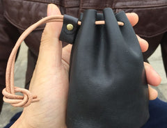 Handmade Leather Mens Women Key Cool Change Wallet Coin Pouch for Men