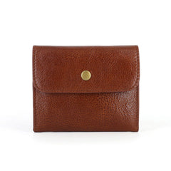 Leather Mens Front Pocket Wallet Small Wallet Card Wallet Change Wallet for Men - iwalletsmen