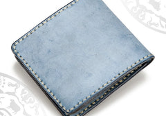 Handmade Leather Tooled Mens billfold Wallet Cool Leather Wallet Slim Wallet for Men