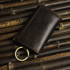 Cool Small Leather Mens Keys Wallet Car Keys Holder Car Key Case for Men - iwalletsmen