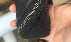 Genuine Leather Mens Cool Key Wallet Car Key Change Coin Holder Car Key Case for Men