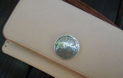 Handmade Leather Mens Cool billfold Wallet Card Holder Small Card Slim Wallets for Men