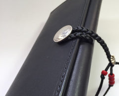 Handmade Leather Mens Clutch Wallet Cool Wallet Long Wallets Biker Chain Wallet for Men