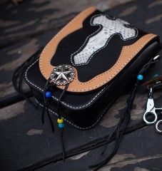 Leather Belt Pouch Mens Small Cases Waist Bag Hip Pack Belt Bag Fanny Pack Bumbag for Men