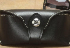 Handmade Mens Leather Glasses Case Glasses Box Glasses Holder For Men - iwalletsmen
