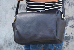 Cool Mens Leather Messenger Bag Crossbody Bag Travel Messenger Bags For Men - iwalletsmen