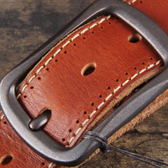 Genuine Leather Punk Rock Biker Trucker Mens Belt Men Black Coffee Belt for Men