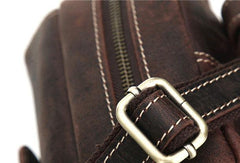 Cool Leather Mens Camera Bag Small Shoulder Bag Crossbody Bag For Men - iwalletsmen