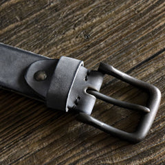 Handmade Leather Mens Leather Men Distress Brown Black Belt for Men Cool Leather Belt