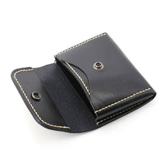 Leather Mens Card Wallets Front Pocket Wallet Small Cool Change Wallet for Men - iwalletsmen