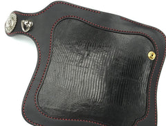 Handmade Leather Biker Wallet Mens Cool Chain Wallet Trucker Wallet with Chain