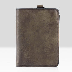 Handmade Leather Mens Chain Biker Wallet Cool Leather Wallet Trifold billfold Wallets - iwalletsmen