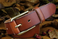 Handmade Genuine Leather Mens Leather Men Brown Black Belt for Men Cool Leather Belt