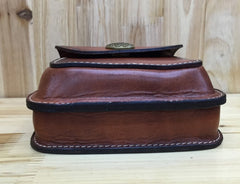 Leather Belt Pouch Mens Small Cases Waist Bag Hip Pack Belt Bag Fanny Pack Bumbag for Men