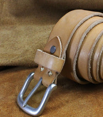 Genuine Leather Mens Leather Men Brown Black Belt for Men Cool Leather Belt