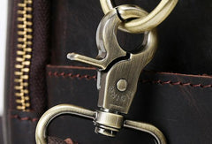 VINTAGE LEATHER MENS Camera Bag Small Cool SHOULDER BAG HANDBAG FOR MEN - iwalletsmen