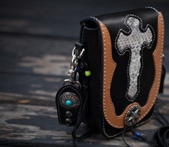Leather Belt Pouch Mens Small Cases Waist Bag Hip Pack Belt Bag Fanny Pack Bumbag for Men