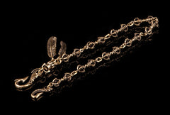 Brass biker trucker Tibetan Keychain wallet Chain for chain wallet biker wallet trucker wallet