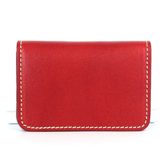 Cool Leather Mens Card Wallet Front Pocket Wallets Small Change Wallet for Men - iwalletsmen