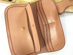 Handmade Leather Biker Wallet Mens Cool Chain Wallet Trucker Wallet with Chain