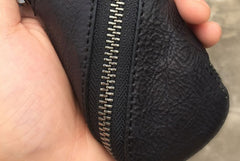 Genuine Leather Mens Cool Key Wallet Car Key Change Coin Holder Car Key Case for Men
