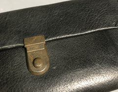 Handmade Genuine Leather Mens Cool Long Leather Wallet Phone Wallet Clutch Wallet for Men