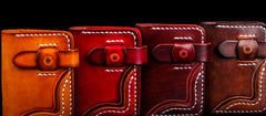 mens leather card holder wallet​ Brown Leather Wallet for Credit Cards Handmade Leather Card Wallets Mens Leather Card Wallet