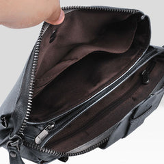 Handmade Mens Cool Long Leather Chain Wallet Cards Biker Trucker Wristlet Wallet - iwalletsmen