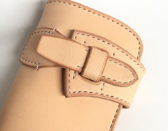 Handmade Leather Biker Wallet Mens Cool Chain Wallet Trucker Wallet with Chain