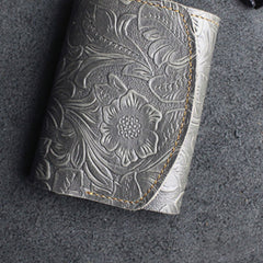 wallet car key​ Gray Leather Wallet for Keys Mens Key Wallet Car Key Wallet Trifold Key Wallet Holder Key Case Wallet
