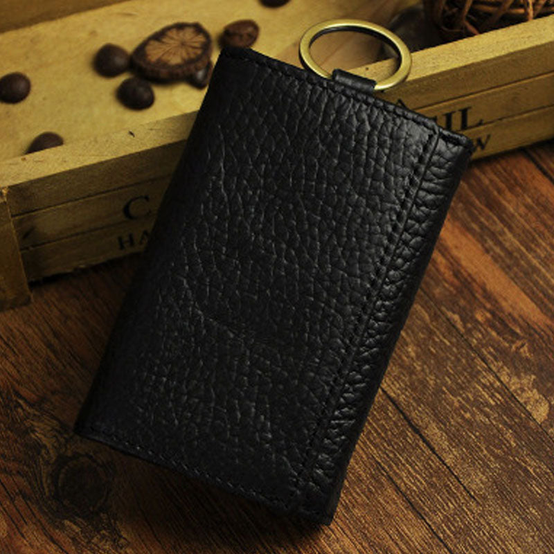 Cool Small Leather Mens Keys Wallet Car Keys Holder Car Key Case for Men - iwalletsmen