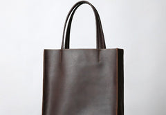 Handmade Leather Mens Tote Bag Cool Messenger Bag Tote Bag Handbag Shoulder Bag for men
