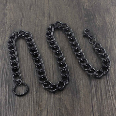 Cool Black Punk Pants Chain Biker Wallet Chain Black Jeans Chain Jean Chain Long Wallet Chain For Men - iwalletsmen