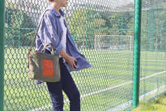 Green Canvas Leather Mens Womens Tote Shoulder Bags Messenger Bag Gray Tote Handbag For Men and Women - iwalletsmen