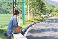 Green Canvas Leather Mens Womens Tote Shoulder Bags Messenger Bag Gray Tote Handbag For Men and Women - iwalletsmen