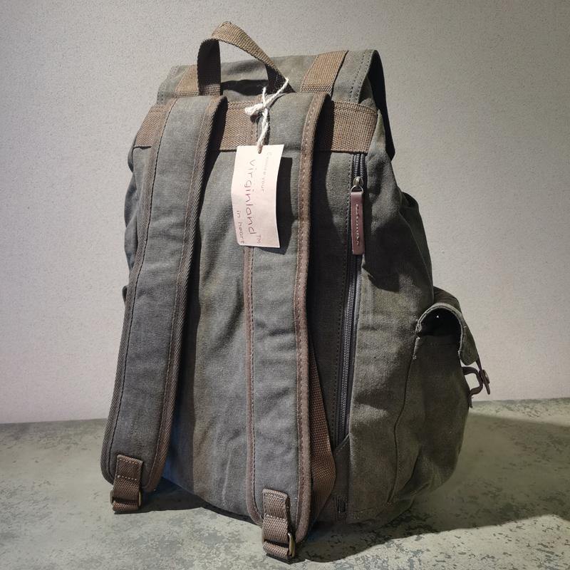 Army green sales backpack purse