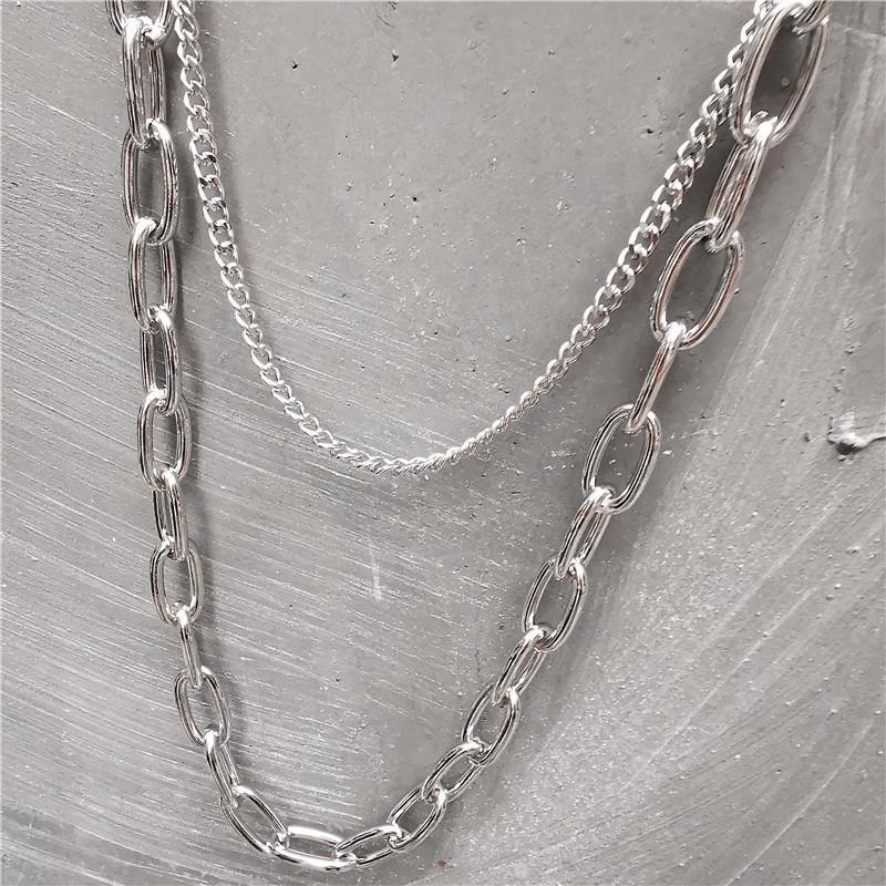 Badass Double Mens Silver Long Wallet CHain Pants Chain Jeans Chain Je –  iwalletsmen