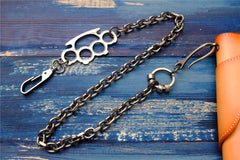 Badass Punk Mens Long Stainless steel Silver Chain Pants Chain Wallet Chain For Men - iwalletsmen