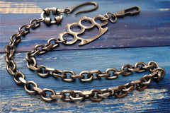 Badass Punk Mens Long Stainless steel Silver Chain Pants Chain Wallet Chain For Men - iwalletsmen