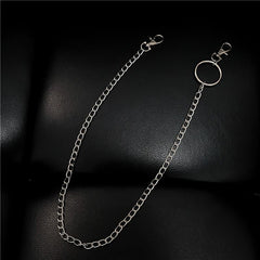 Badass Hip Hop Mens Stainless Steel Long Pants Chain Jean Wallet Chain For Men - iwalletsmen