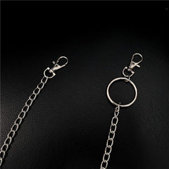 Badass Hip Hop Mens Stainless Steel Long Pants Chain Jean Wallet Chain For Men - iwalletsmen