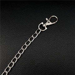 Badass Hip Hop Mens Stainless Steel Long Pants Chain Jean Wallet Chain For Men - iwalletsmen