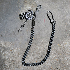 Badass Hip Hop Mens Skull Trousers Key Chain Punk Pants Chain Wallet Chain For Men - iwalletsmen