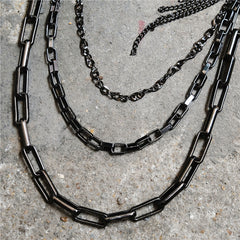 Badass Men's Triple Long Wallet Chain Pants Chain Trendy Biker Wallet Chain For Men - iwalletsmen