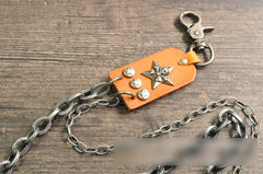 Cool Men's Silver Skull Double Long Wallet Chain Pants Chain Biker Wallet Chain For Men - iwalletsmen