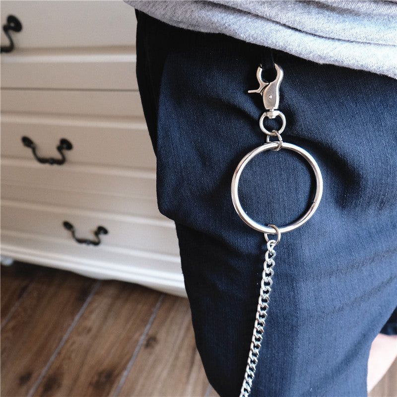 Cool Men's Women's Stainless Steel 18'' Silver Wallet Chain Pants Chai –  iwalletsmen