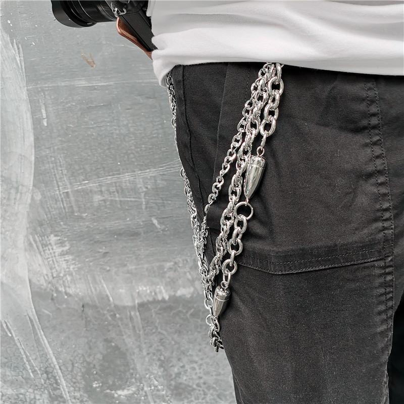 Badass Punk Mens Long Three Layer Jeans Chain Jean Chain Pants Chain W –  iChainWallets
