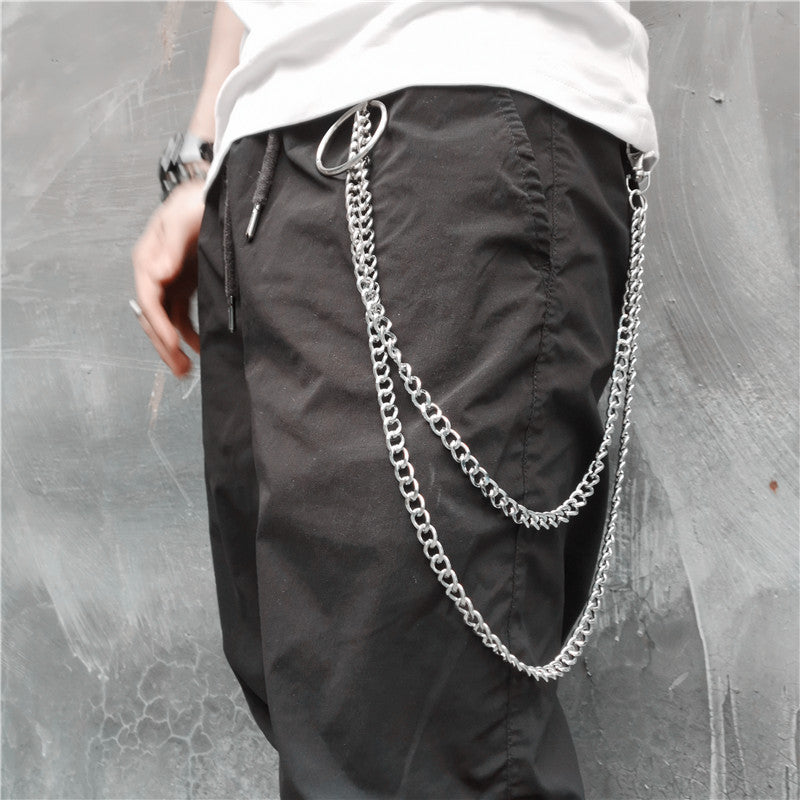 Badass Punk Mens Long Three Layer Jeans Chain Jean Chain Pants Chain W –  iChainWallets